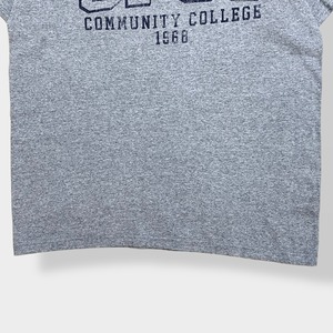 【MV SPORT】SFCC カレッジ ロゴ プリント Tシャツ ステート・フェア・コミュニティ大学 STATE FAIR COMMUNITY COLLEGE L グレー us古着