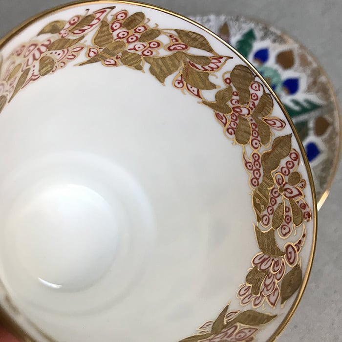 カップ&ソーサ デミタス 2客 Imperial porcelain Russia インペリアル