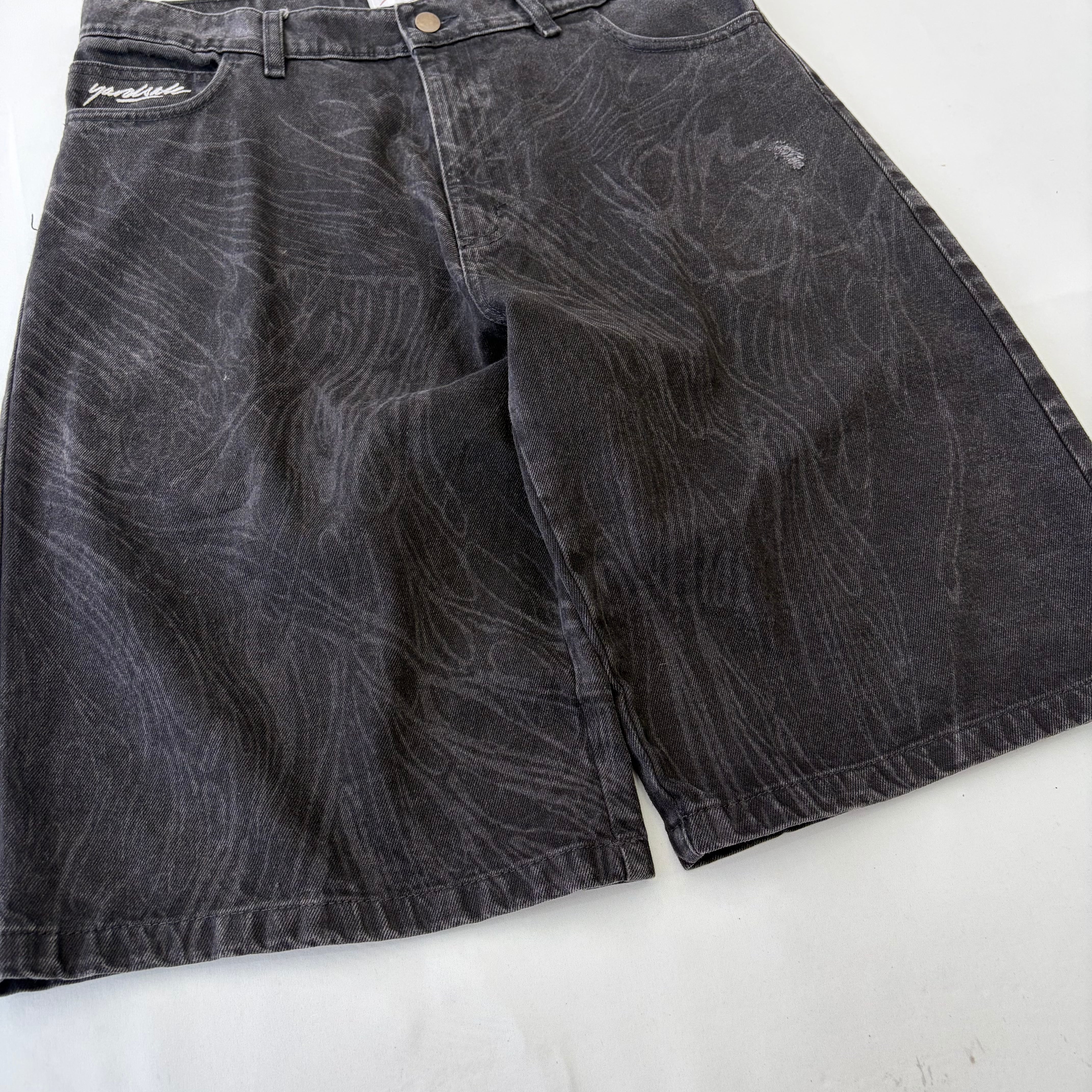 Yardsale デニムショートパンツ メンズ M ブラック ヤードセール 古着