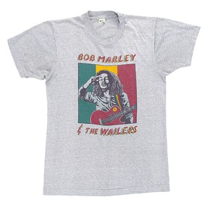 80'S BOB MARLEY & THE WAILERS ボブマーリー&ザ・ウェイラーズ ヴィンテージTシャツ 【M】 @AAZ1023