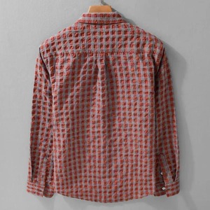 【M-3XL】Check Pattern Long Sleeve Shirt / チェック柄 長袖 シャツ