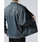ヴィンテージウォッシュ リラックスデニムジャケット R1003