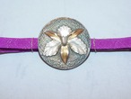 金工細工の帯留 metal work obi sash clip(cattleya)