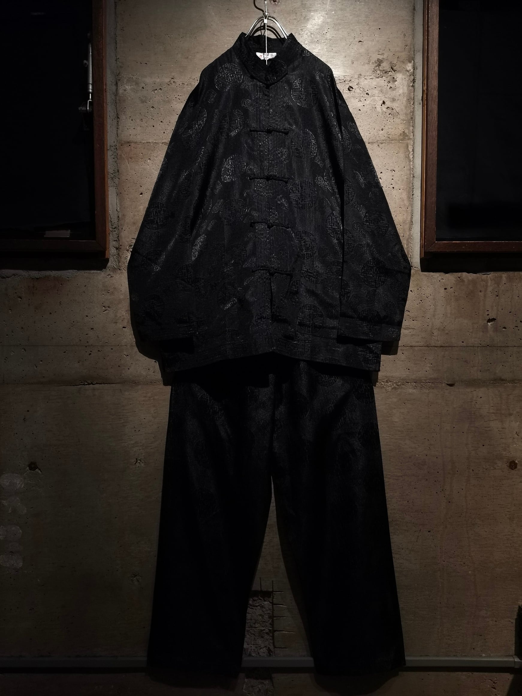 逸品 vintage◎チャイナシャツパンツ セットアップ 男女兼用｜メンズ