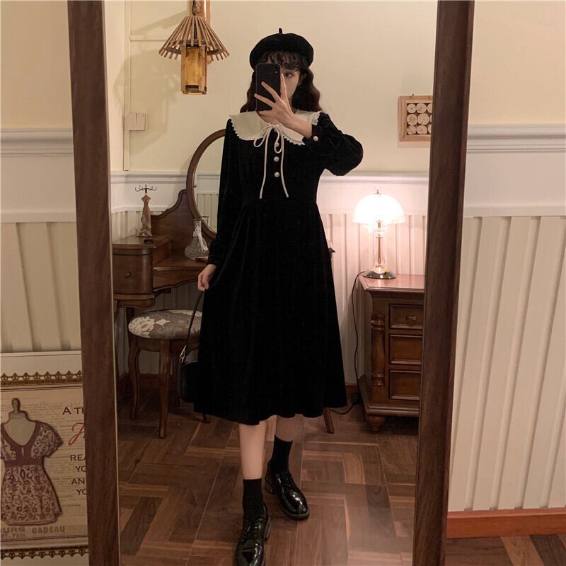 【月夜☾】ロリータ　Mサイズ 7点セット）超可愛い メイド服 full set ナース コスプレ ハート