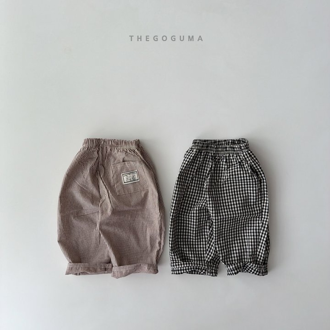 【取寄】THE GOGUMA パターンラベルパンツ｜秋服｜韓国子供服｜ 26/AT