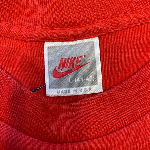 90's “AIR JORDAN” Log T-shirt made in usa