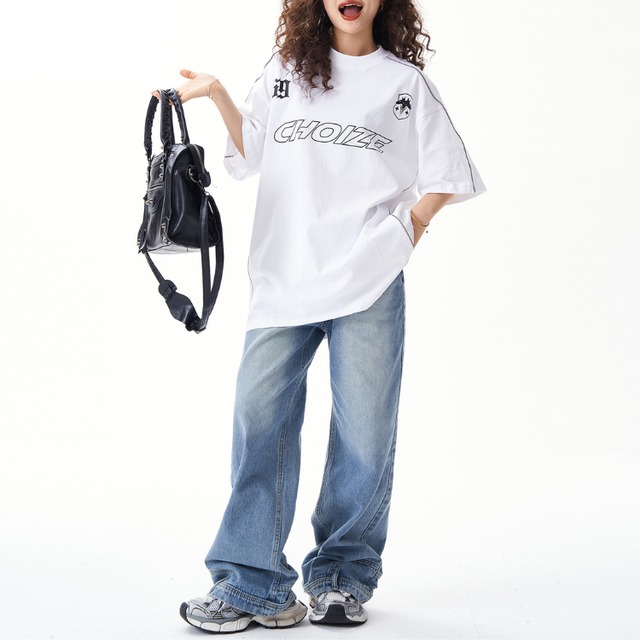 back circle logo short sleeve tee　バックサークルロゴ半袖ティー　J1005