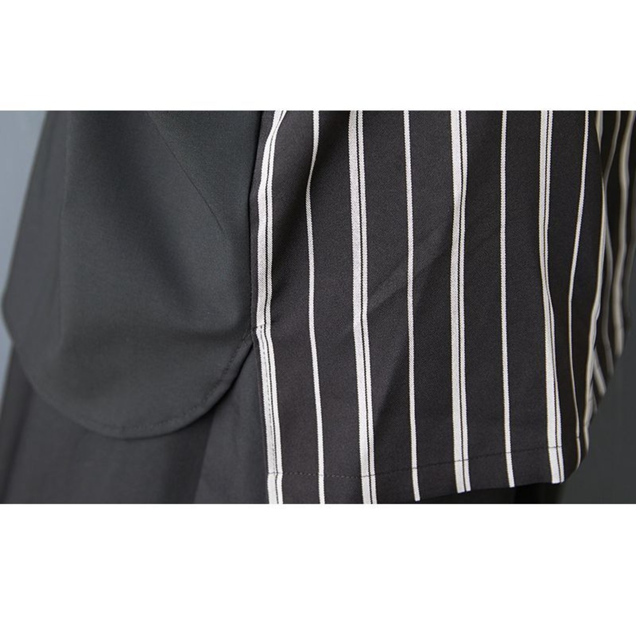 ストライプ 切替 デザイン シャツ 00349