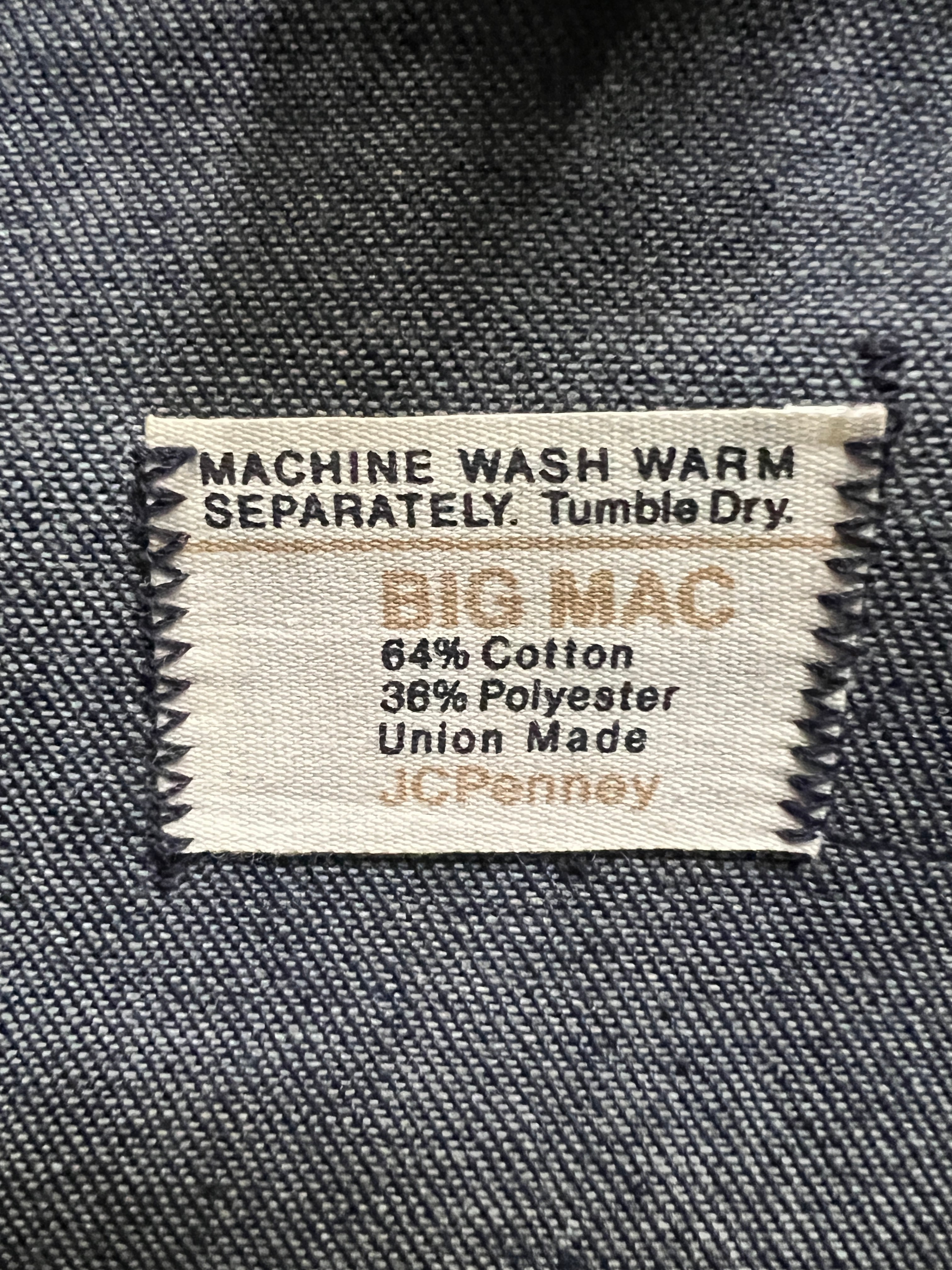 70's BIG MAC デニムカバーオール 表記(40) DEADSTOCK