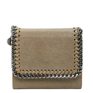 ステラマッカートニー ファラベラ 三つ折り財布 ブラウン系 ポリエステル レザー レディース Stella McCartney 【中古】