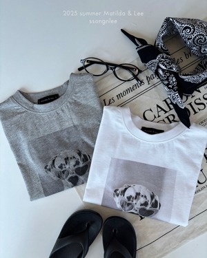 【即納】heart Dalmatian t (jr.adult) / Matilda & lee