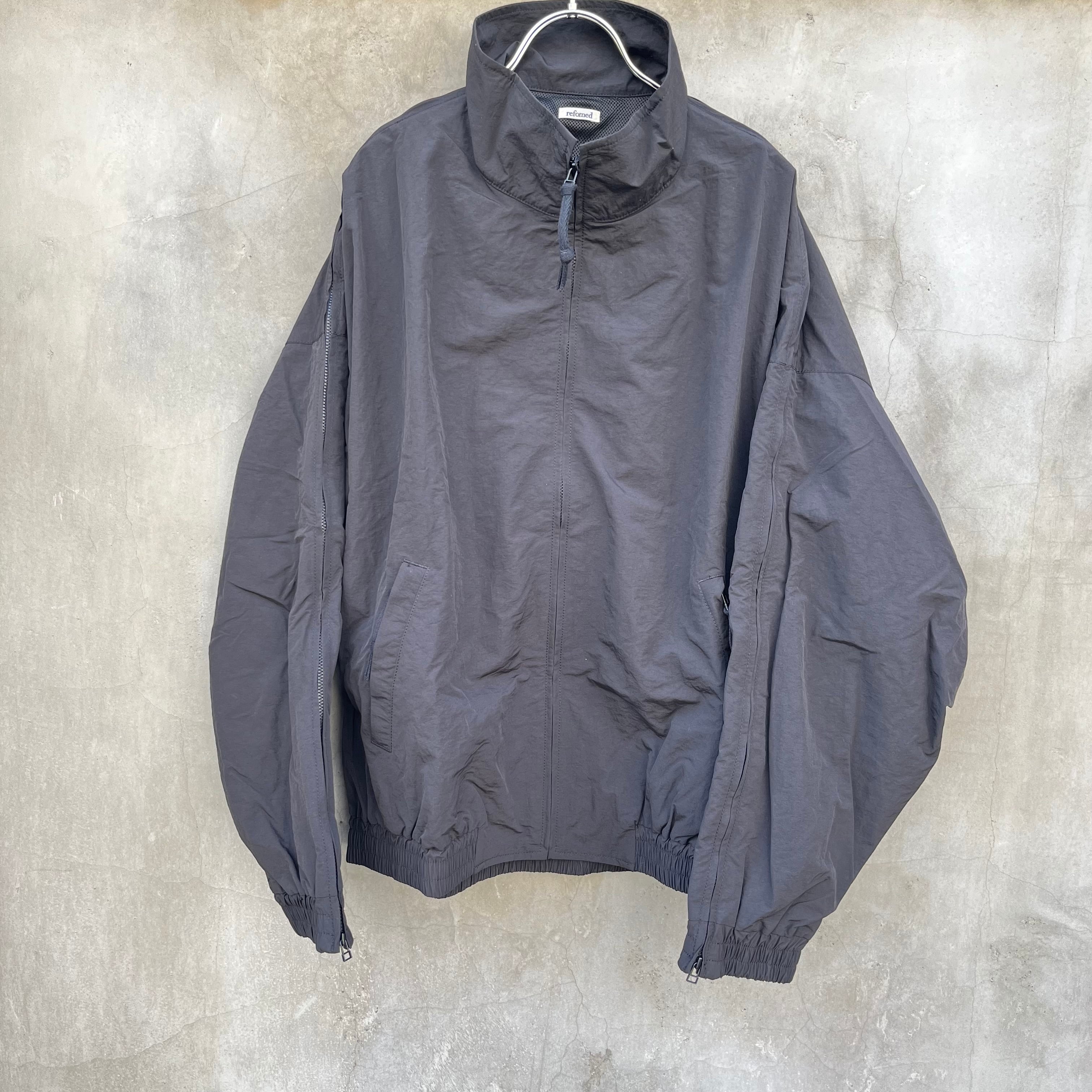 refomed FRESH MAN NYLON JACKET 黒 3 L相当 refomed / FRESH MAN NYLON JACKE -BLACK-｜aIbn公式通販