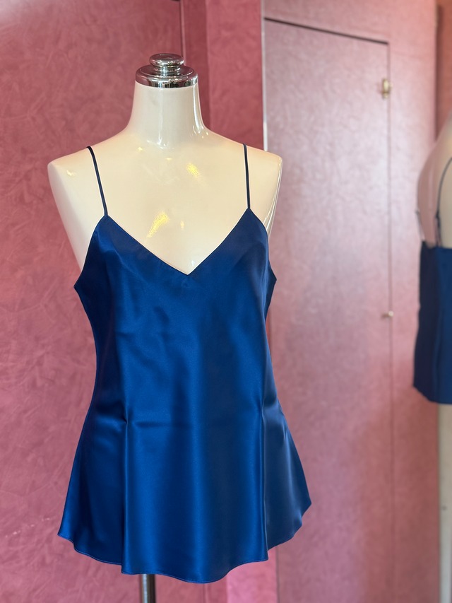 BASIC SEDUCTION 　キャミソール　ロイヤルブルー　LUNA DI SETA　