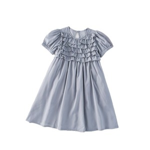 夏レトロ多重フリルワンピース