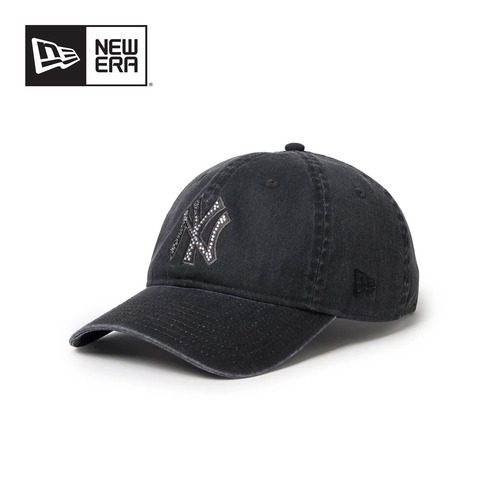 NEW ERA ニューエラ 9TWENTY Rhinestone ニューヨーク・ヤンキース ラインストーン キャップ ブラック MLB メンズ レディース ユニセックス 15137181