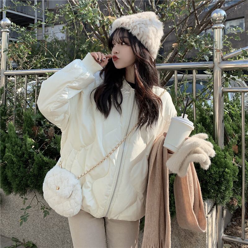 スタイルショートジャケット レディースウィンターコート ルーズ コットン 冬物 萌量不足9801793863