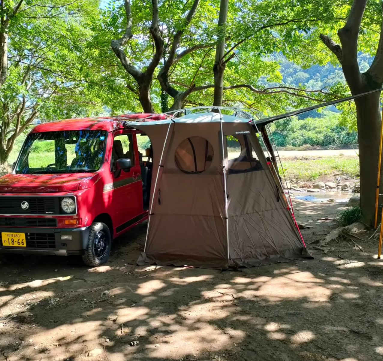 オリジナルカーサイドタープ | CASCADE ROCKS MOBILITY