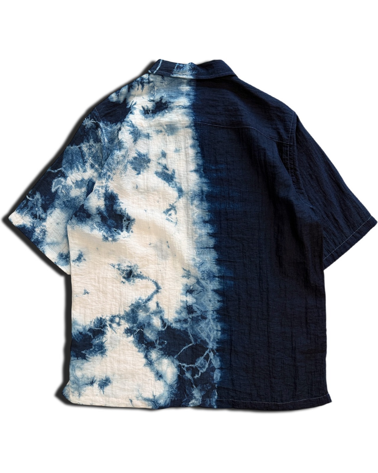 【数量限定販売】藍染めタイダイシャツ　Deep ocean