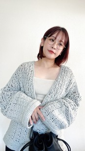 [Kit] クロシェカーディガン