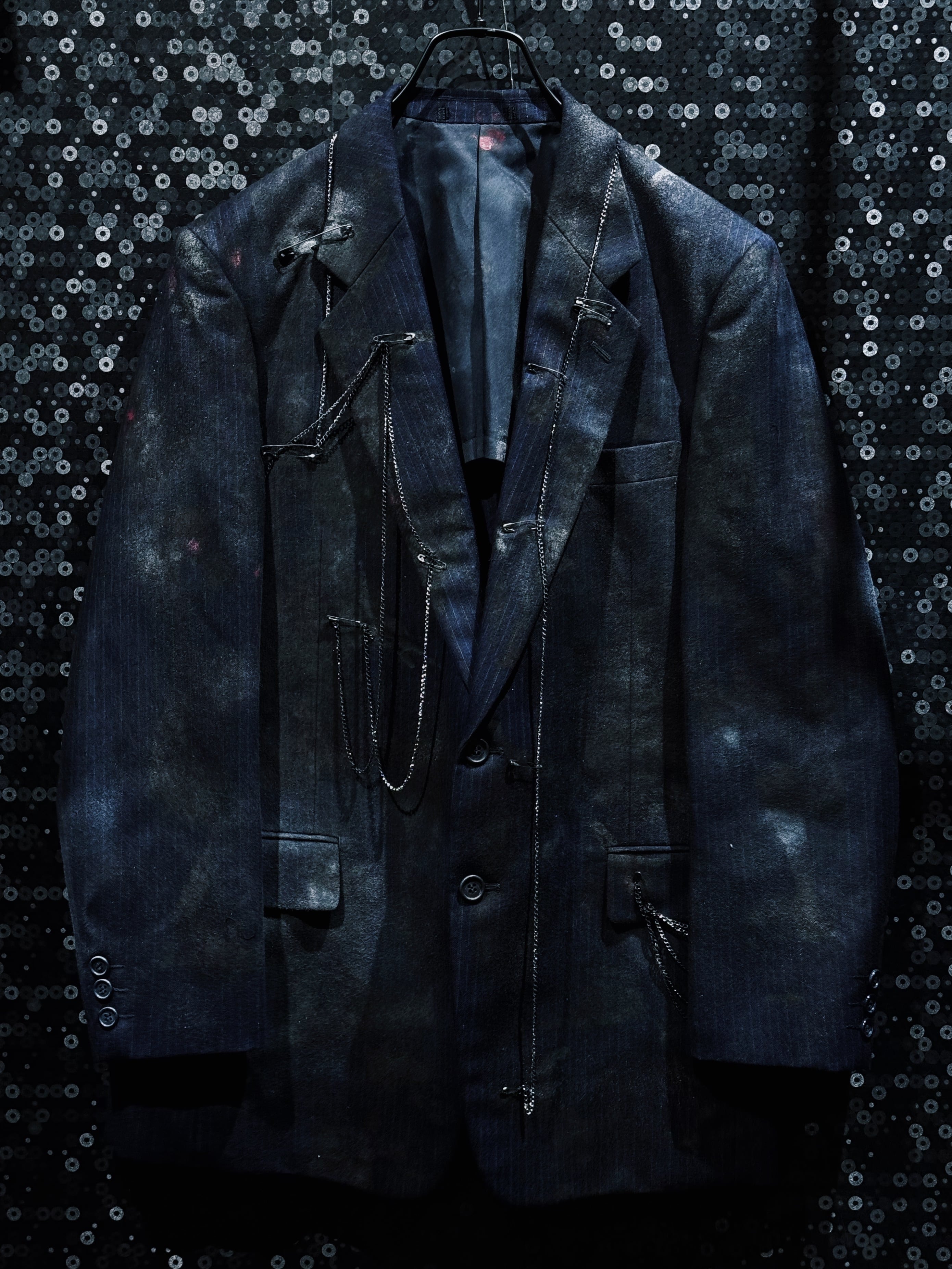 【ÆIEM】vivid notes “FRACTURED ORDER” Double Docking Tailored Jacket