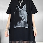 Mid-length T-shirt dress (ME444)