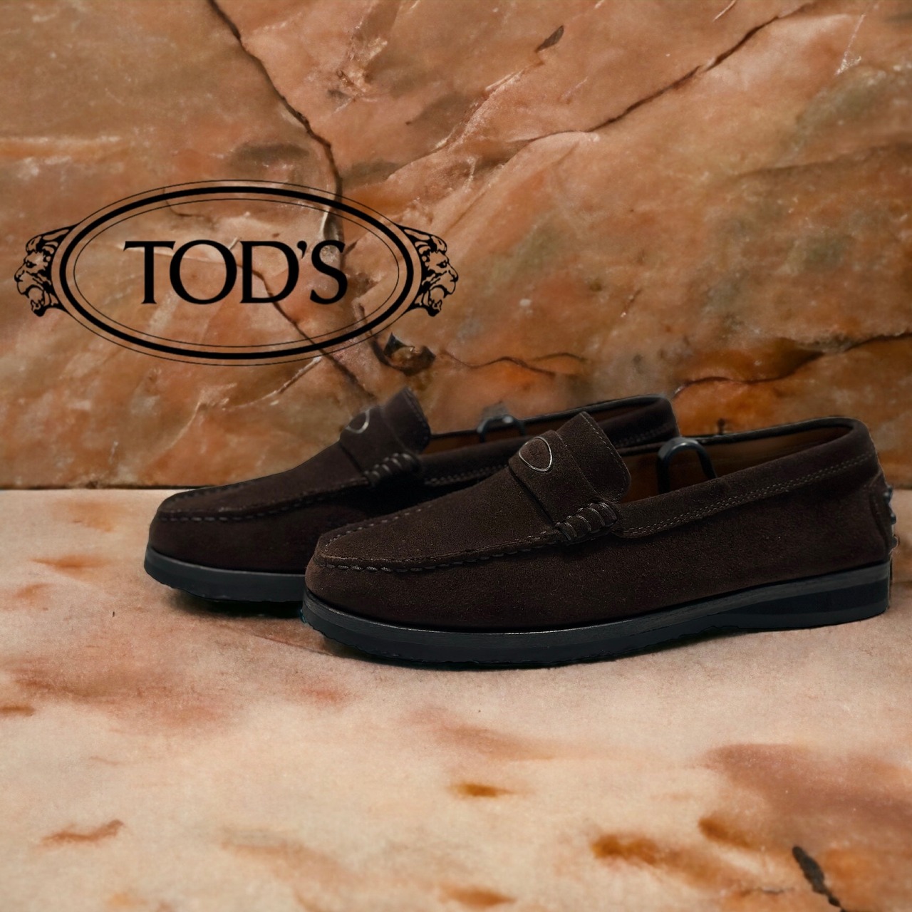 tods トッズ ローファー 35ハーフ 22.5cm イタリア製 婦人靴 
