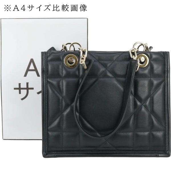 ディオール DIOR トートバッグ エッセンシャル スモール トート アーキカナージュ M8720OZVJ M900 カーフレザー ブラック ショルダーバッグ ハンドバッグ 超美品 5761 Dior - ディオール DIOR トートバッグ エッセンシャル スモール トート