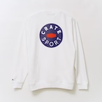 CIRCLE LOGO SWEAT WHITE