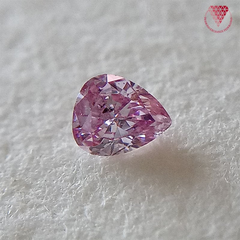 専用0.191ct SI-2 ピンクダイヤFANCY PURPLISH PINK