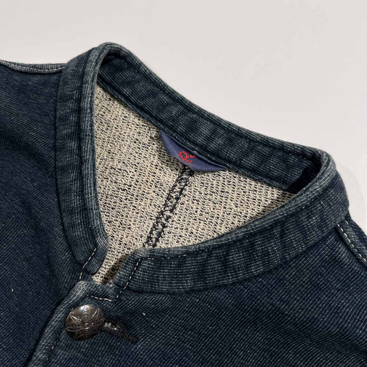 45rpm フォーティファイブアール インディゴ スウェット ジャケット 2 /コンチョボタン系/日本製