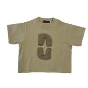 nunuforme 23SS / ３D nu ロゴT / Khaki / Kids