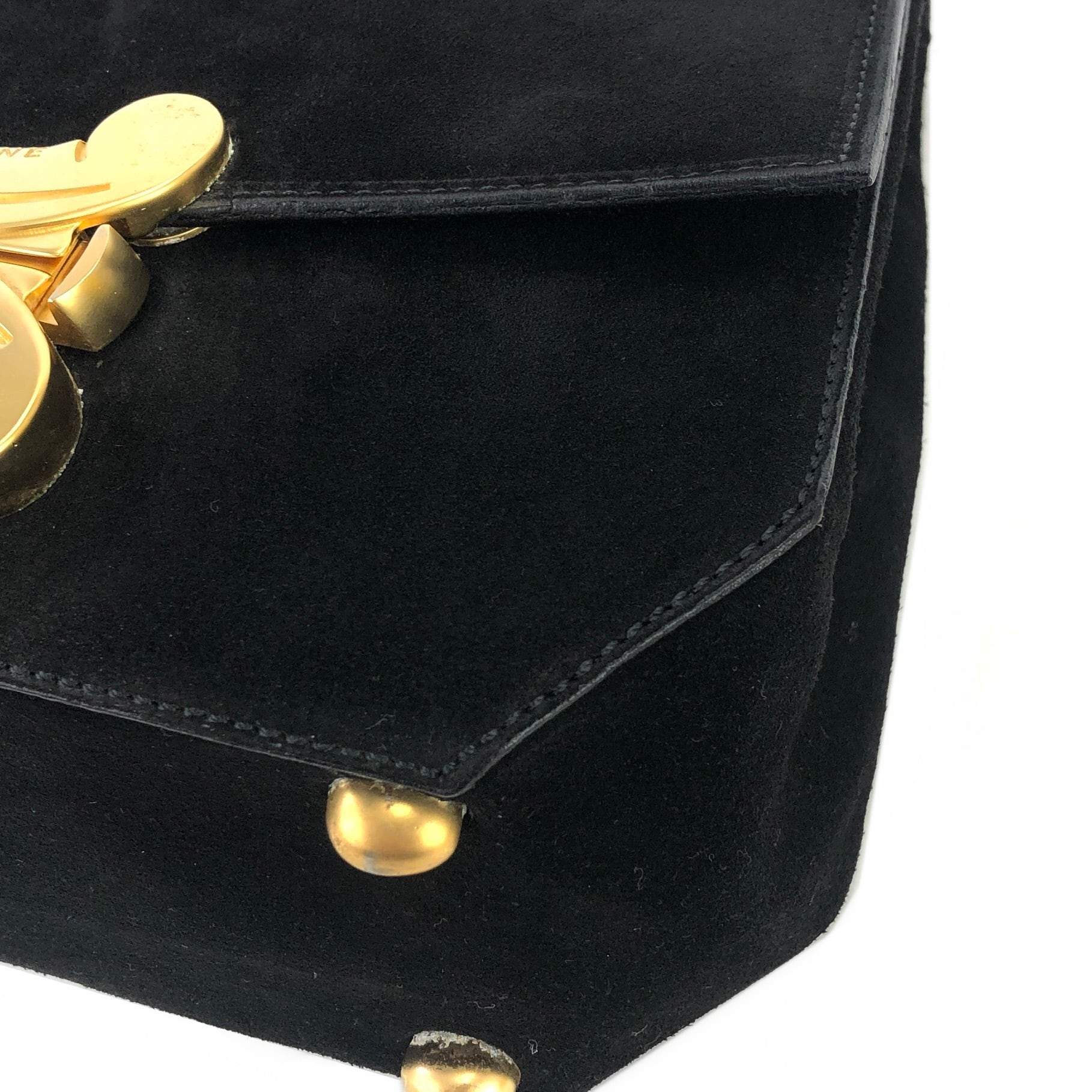 CELINE セリーヌ トリオンフ フロントロック スエード 2WAY CELINE セリーヌ トリオンフ フロントロック スエード 2WAY