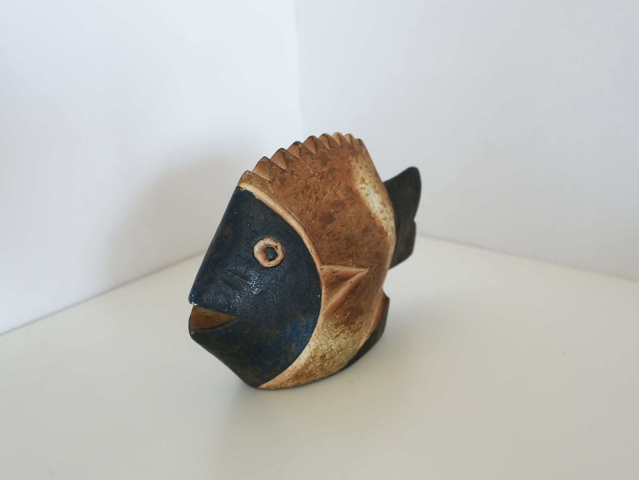 プリミティブオブジェ 木彫りの魚 ボゾ族マリ共和国｜アフリカン