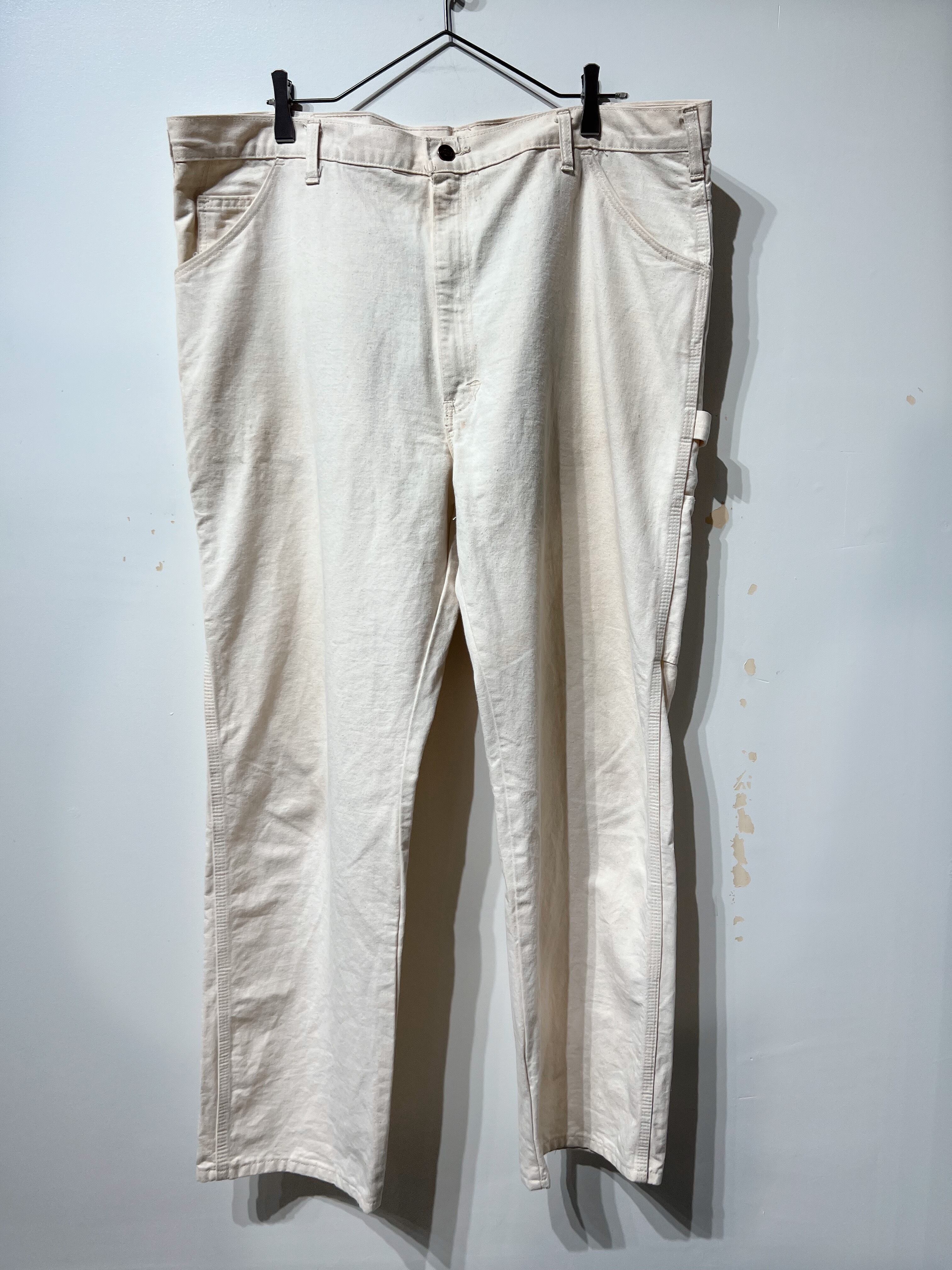 (PT979)80‘s Dickeis talon zip cotton pants made in USA