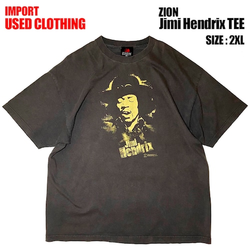 【IMPORT古着】ZION Jimi Hendrix TEE (size 2XL)