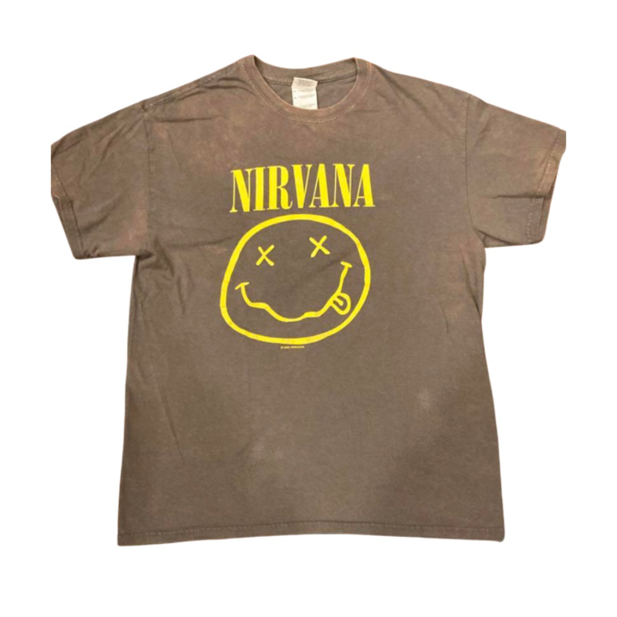 T-shirt Nirvana Smile Original Officiel - Enfant Et Adulte 100% Coton