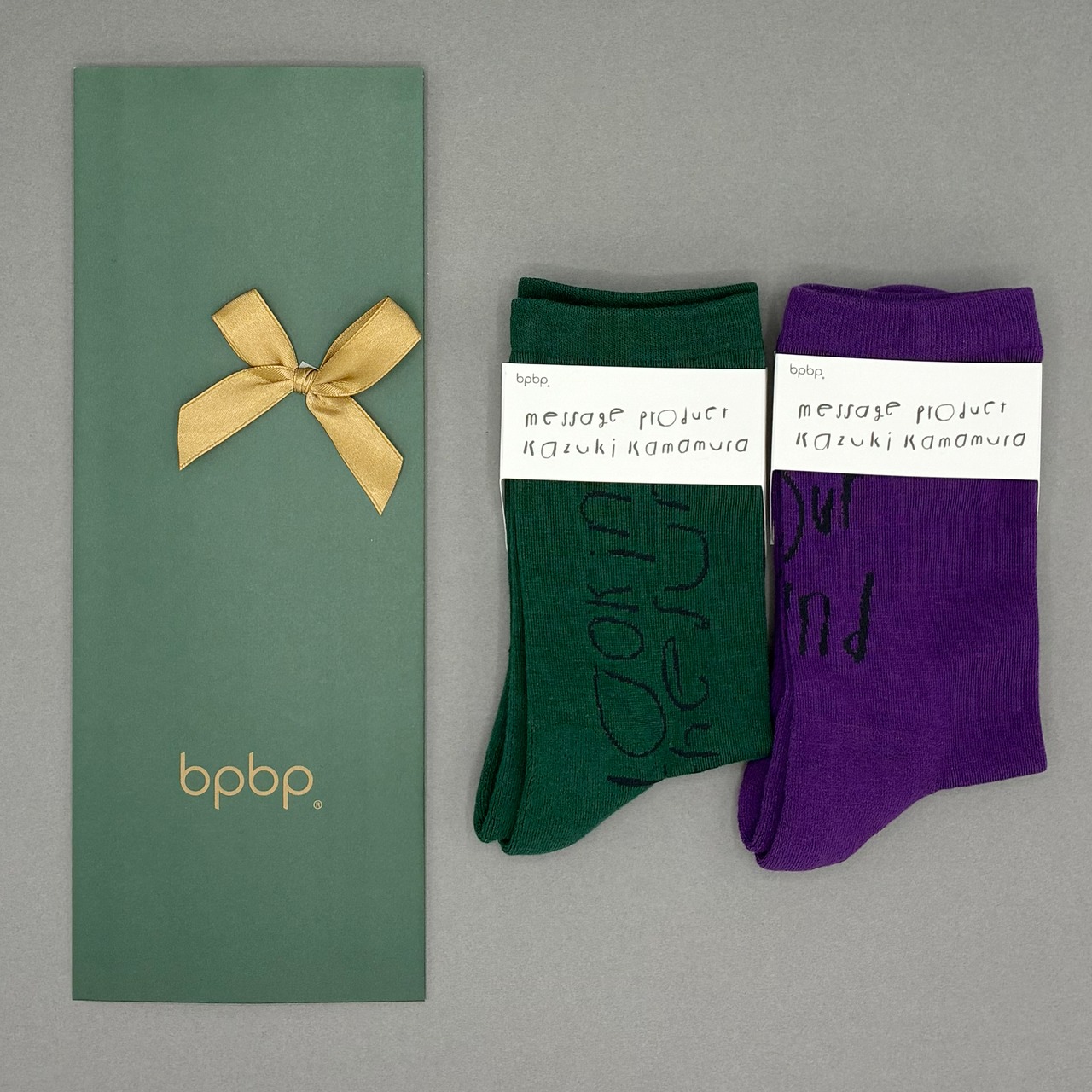 【SOCKS 2 PAIR GIFT SET】KAZUKI KAMAMURA ソックス2足ギフトセット