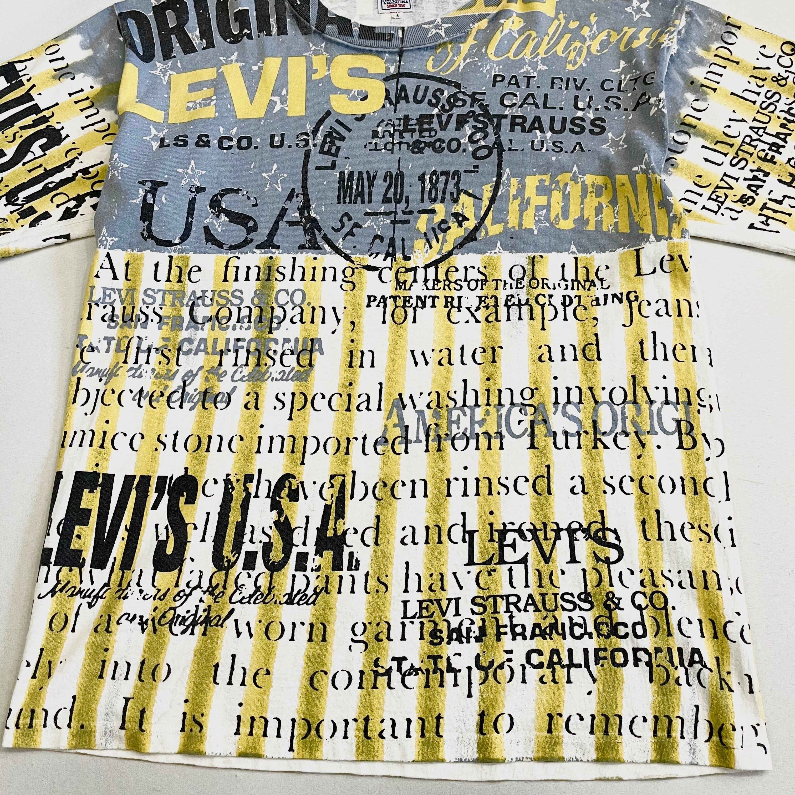 【ヴィンテージ】90s levi's デザインTシャツ