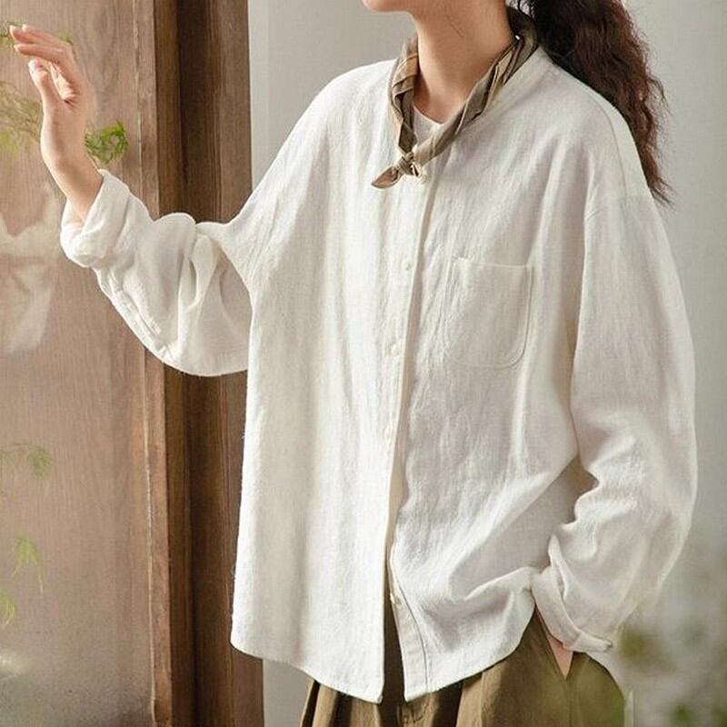 ラウンドネックシャツ M0632