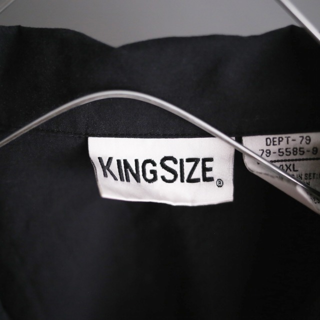 "KINGSIZE" asymmetry golf pattern XXXXL h/s shirt