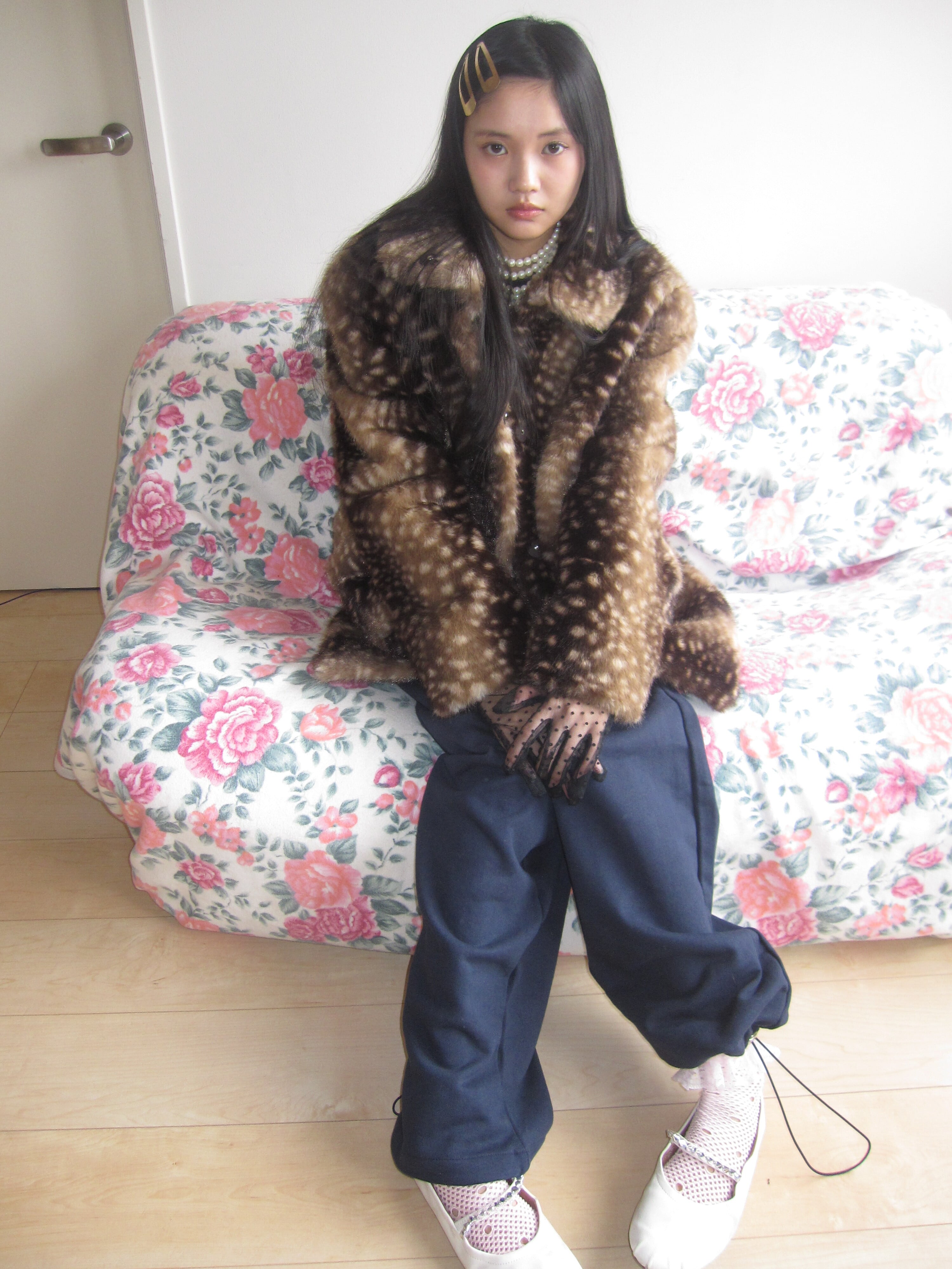 Bambi Fur Jacket brown | n.k atelier