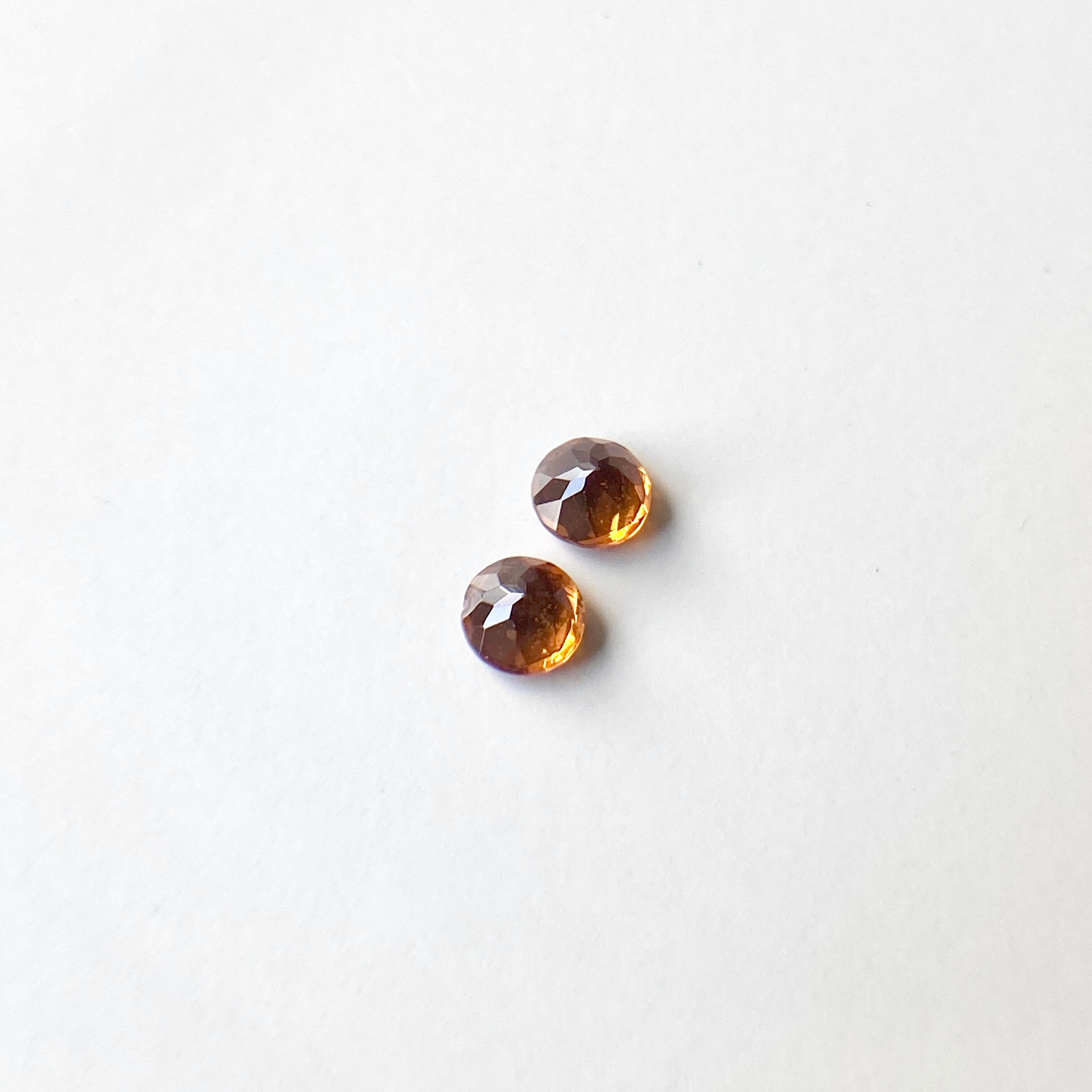 Spessartine Garnet 2pc 0.37ct スペサタイトガーネット kg-0098