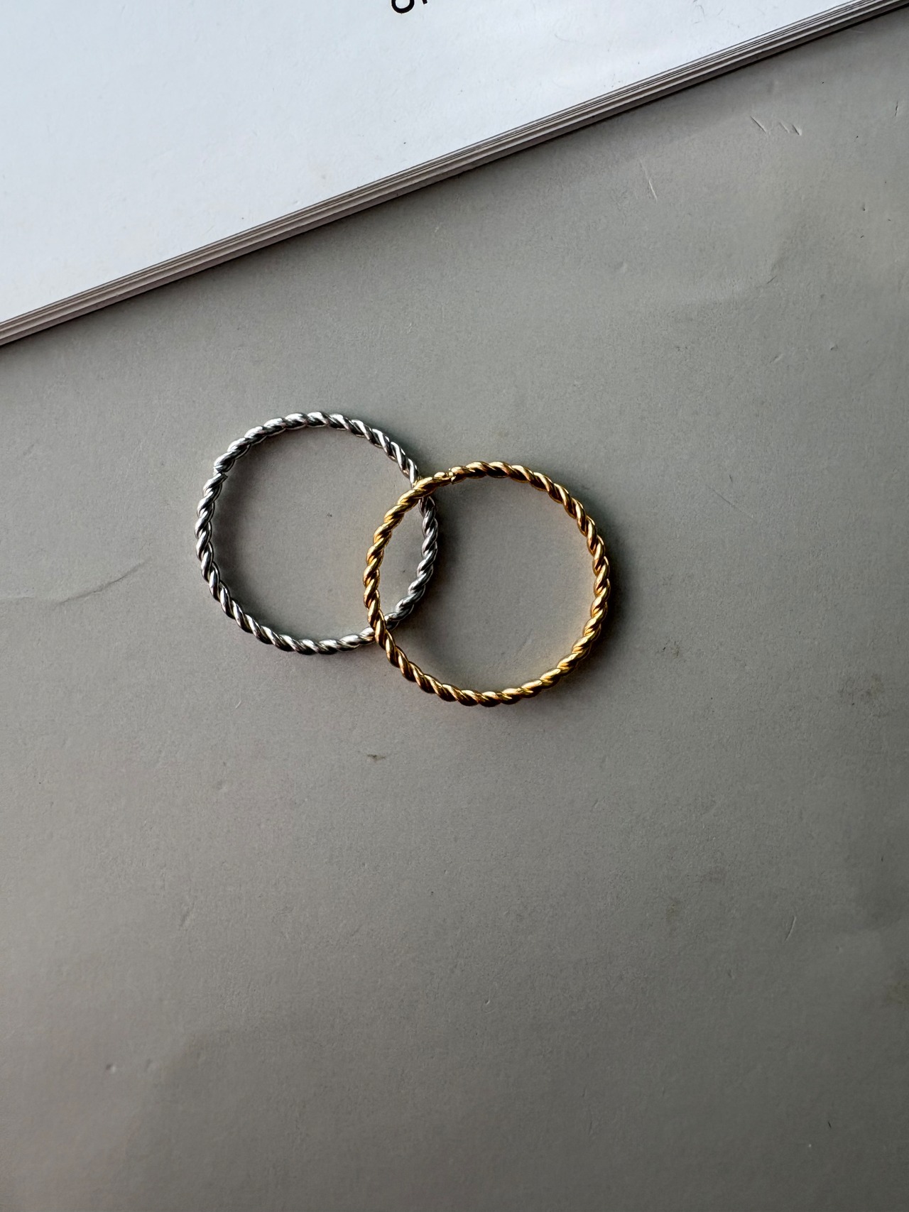 spiral twist ring