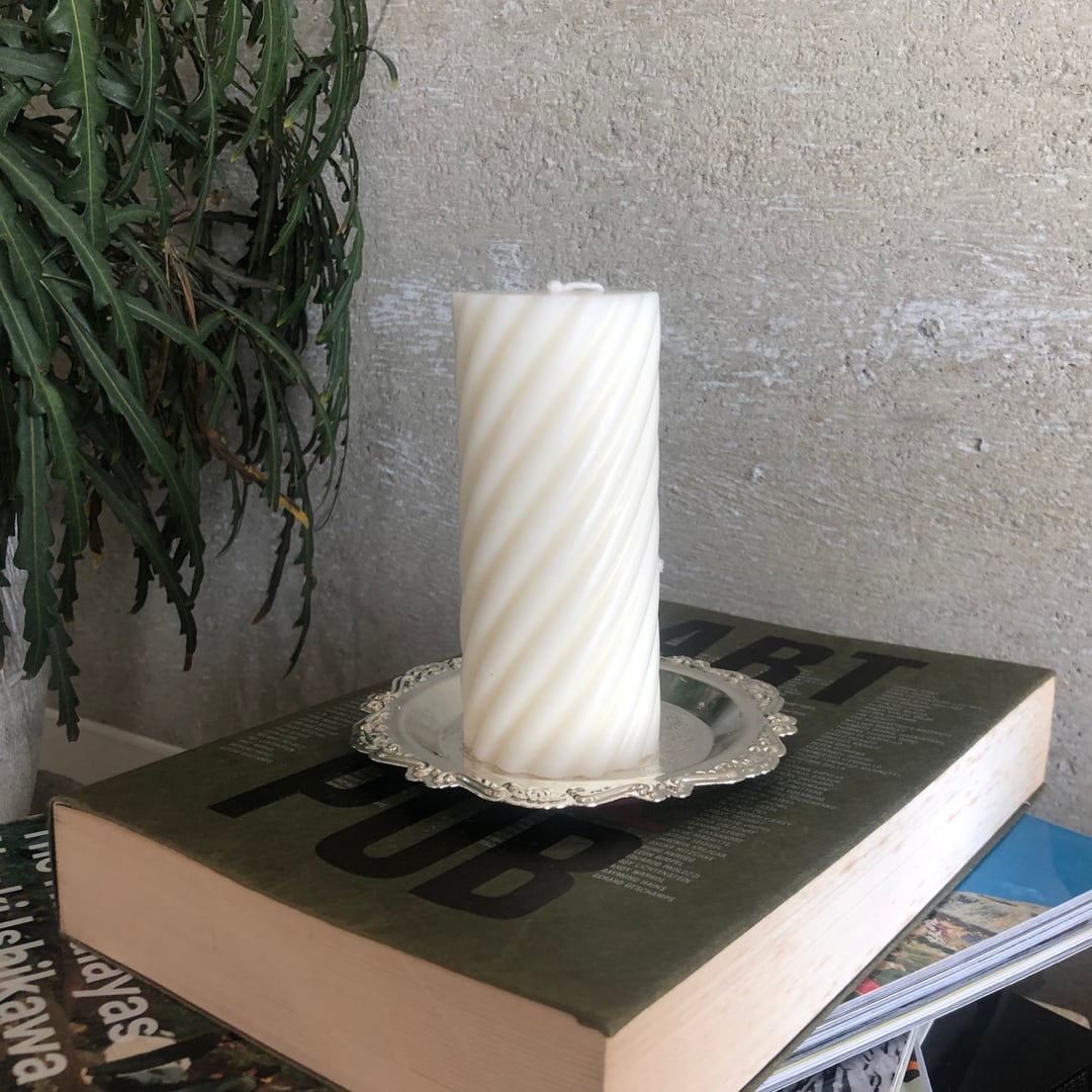 ツイストキャンドル / white