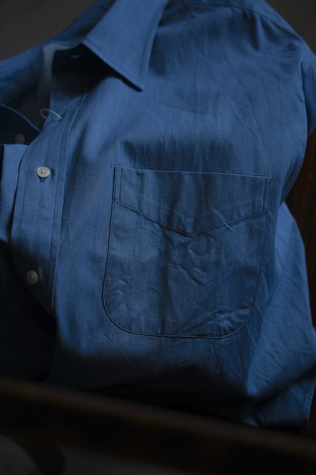 FOUNDOUR / REGULAR COLLAR DENIM SHIRT