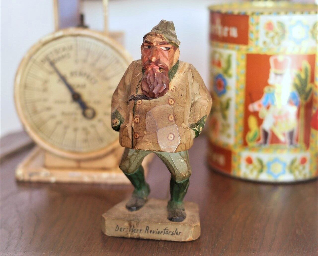 木彫りの森人 ウッドカービング ドイツ 黒い森 シュヴァルツヴァルト