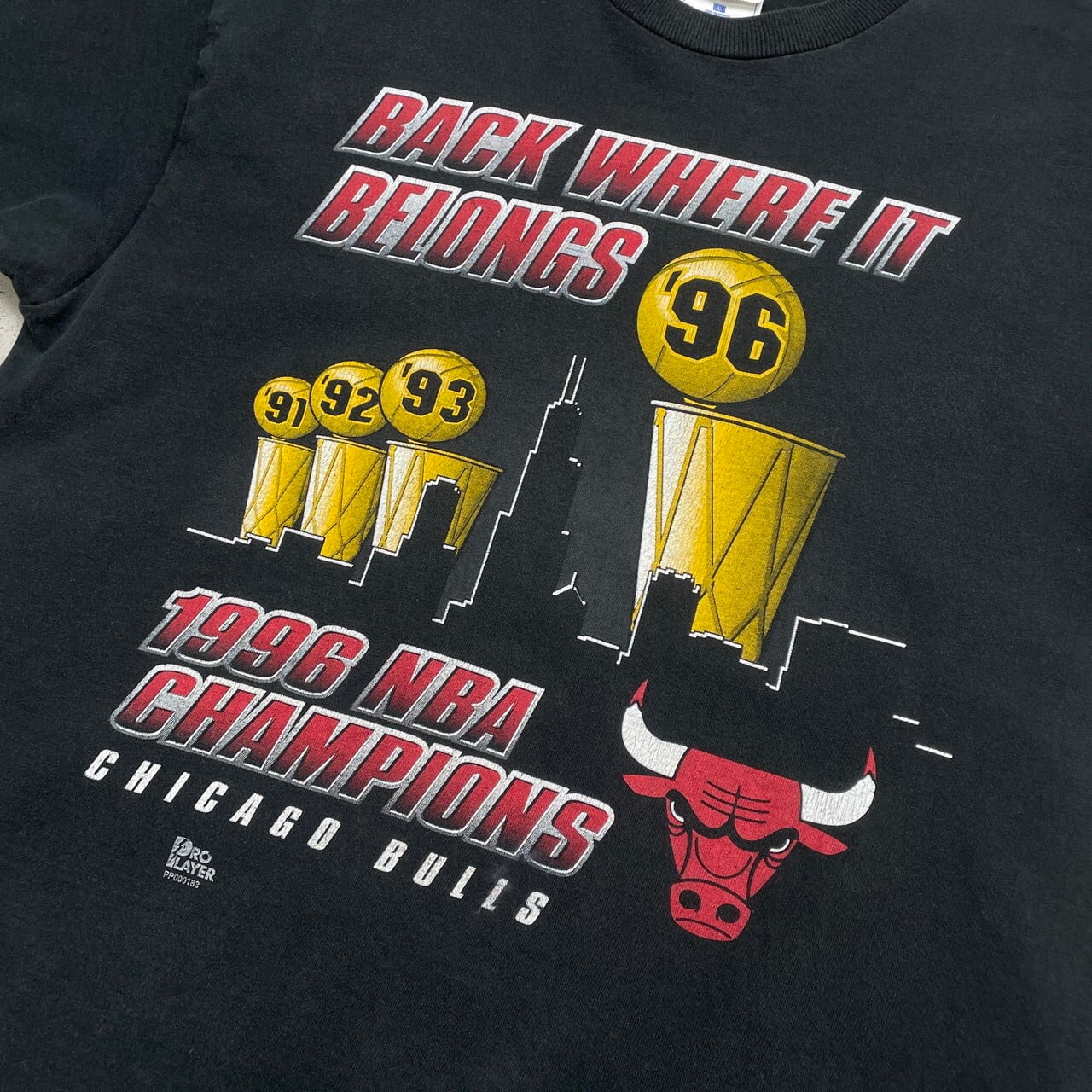 入手困難】90s シカゴブルズ NBA Tシャツ ゆす ビンテージ