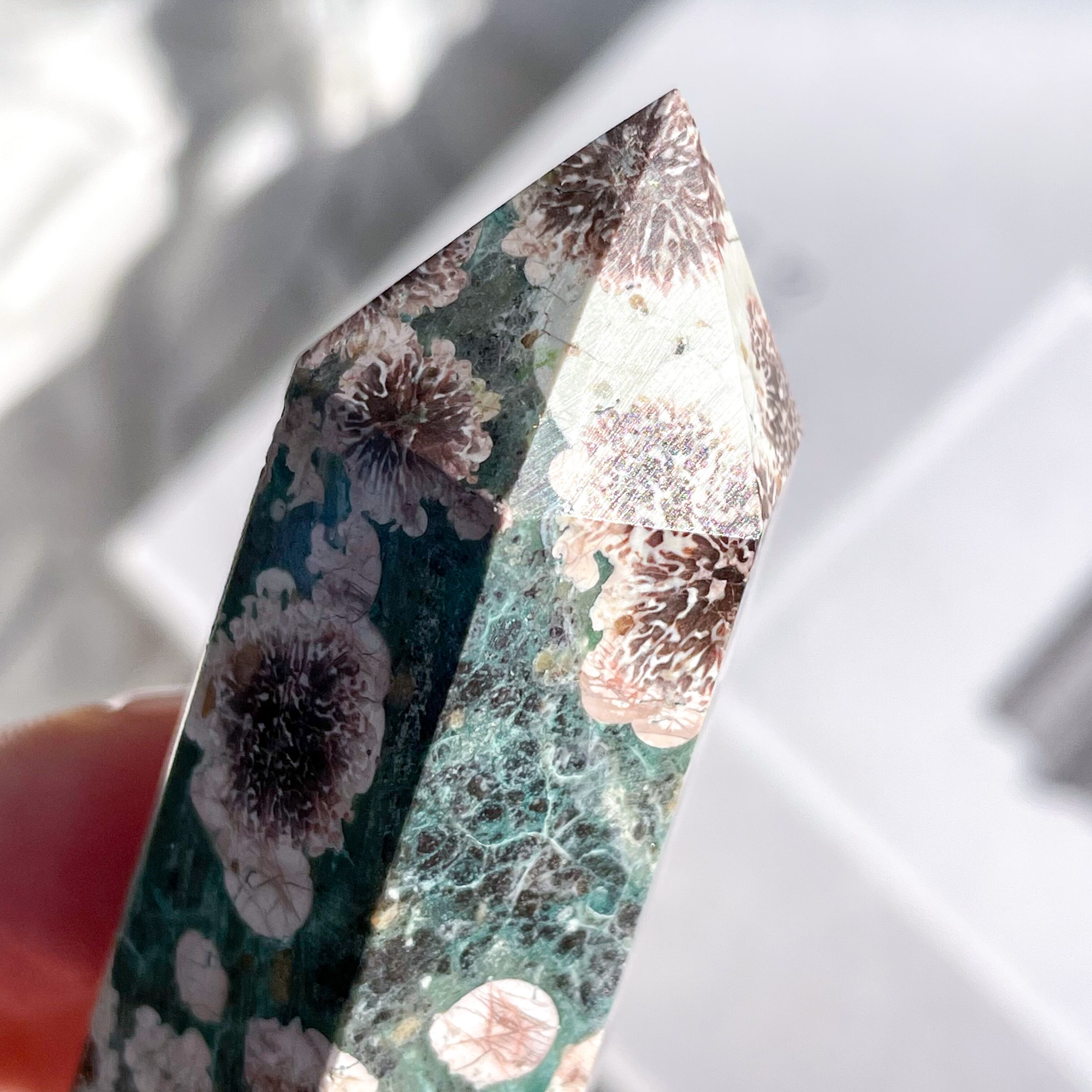 Green Flower Jasper Point 29 ✧ グリーンフラワージャスパー | FLUXY