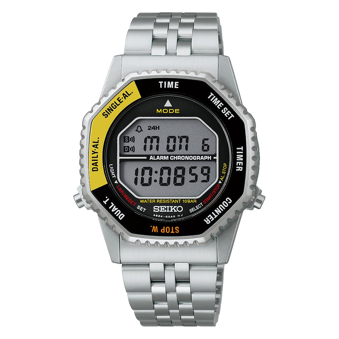 SEIKO セイコー ストップウォッチ ソーラー 大容量300メモリー 時計